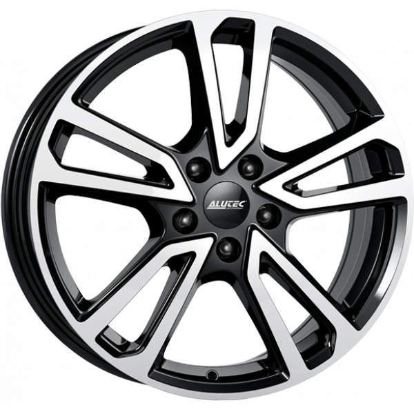 Alutec Tormenta 8 R18 PCD:5/112 ET:43 DIA:66.6 diamond black front polished