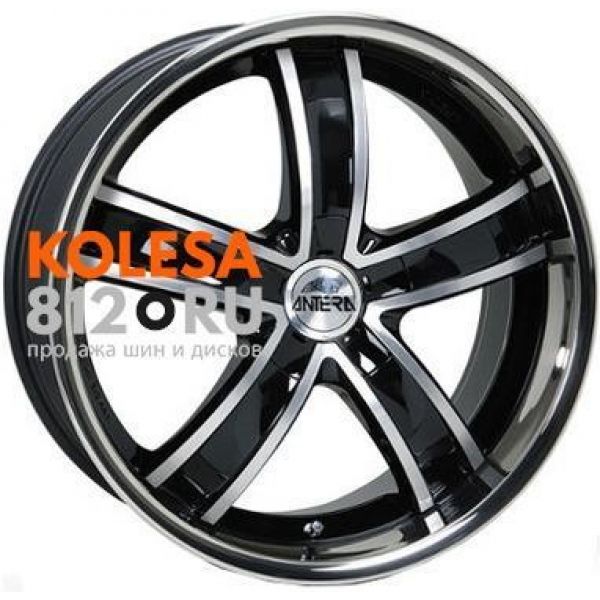 Antera 381 9.5 R20 PCD:5/120 ET:40 DIA:74.1 Diamant black front and lip polished