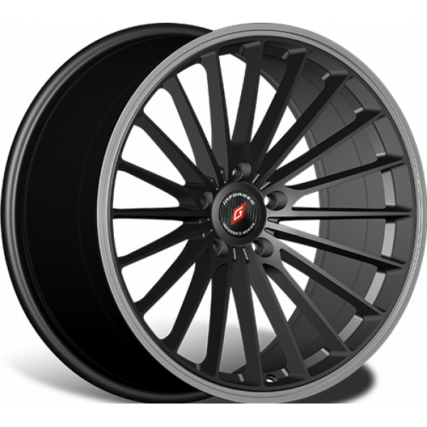 Inforged IFG36 8 R18 PCD:5/112 ET:32 DIA:66.6 Black Machined Lip