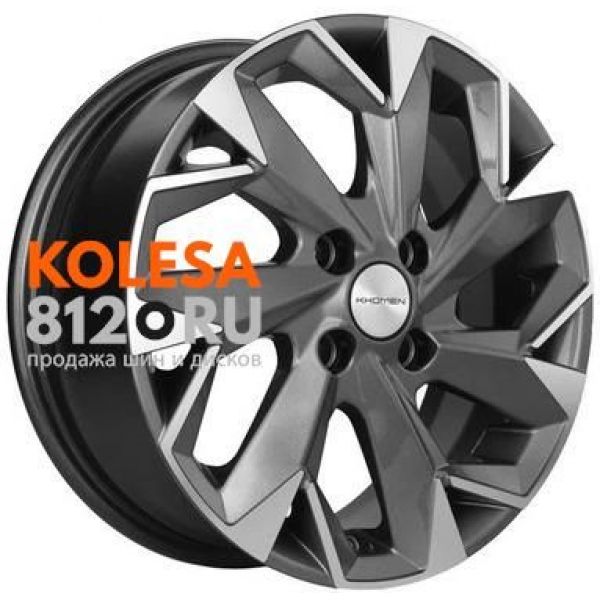 Khomen Wheels KHW1402 5.5 R14 PCD:4/100 ET:46 DIA:54.1 Gray-FP