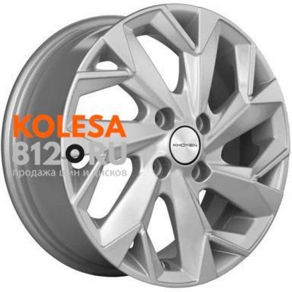 Khomen Wheels KHW1402 5.5 R14 PCD:4/100 ET:43 DIA:60.1 F-Silver