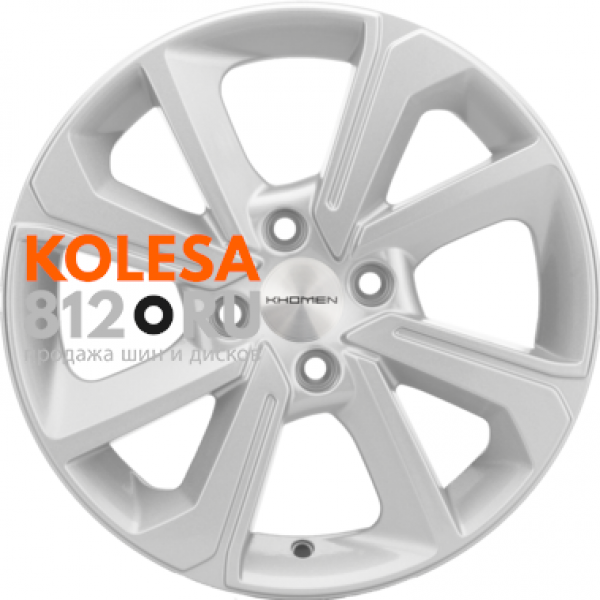 Khomen Wheels KHW1501 6 R15 PCD:4/100 ET:46 DIA:54.1 F-Silver