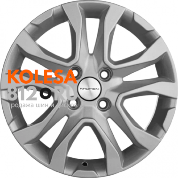 Khomen Wheels KHW1503 6 R15 PCD:4/100 ET:50 DIA:60.1 F-Silver