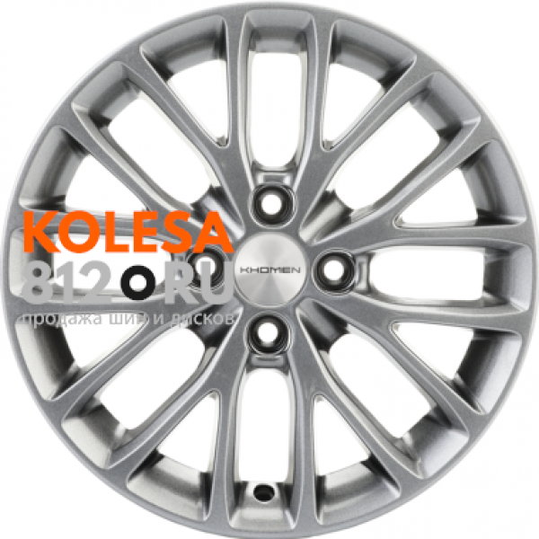 Khomen Wheels KHW1506 6 R15 PCD:4/100 ET:50 DIA:60.1 G-Silver