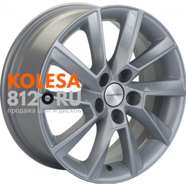 Khomen Wheels KHW1507 6 R15 PCD:5/100 ET:40 DIA:57.1 F-Silver