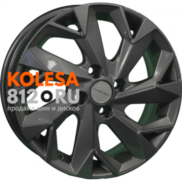 Khomen Wheels KHW1508 6 R15 PCD:4/100 ET:40 DIA:60.1 Gray