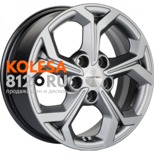 Khomen Wheels KHW1606 6.5 R16 PCD:5/114.3 ET:46 DIA:67.1 G-Silver