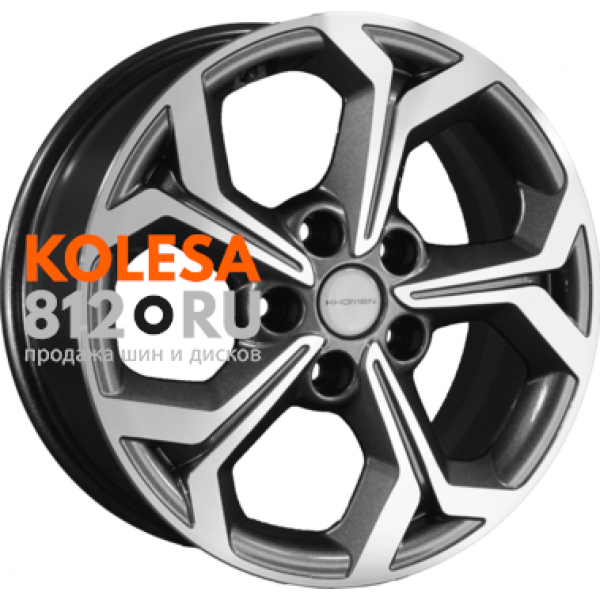 Khomen Wheels KHW1606 6.5 R16 PCD:5/114.3 ET:46 DIA:67.1 Gray-FP