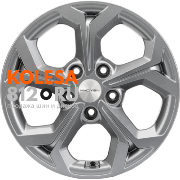 Khomen Wheels KHW1606 6.5 R16 PCD:5/114.3 ET:50 DIA:67.1 Gray