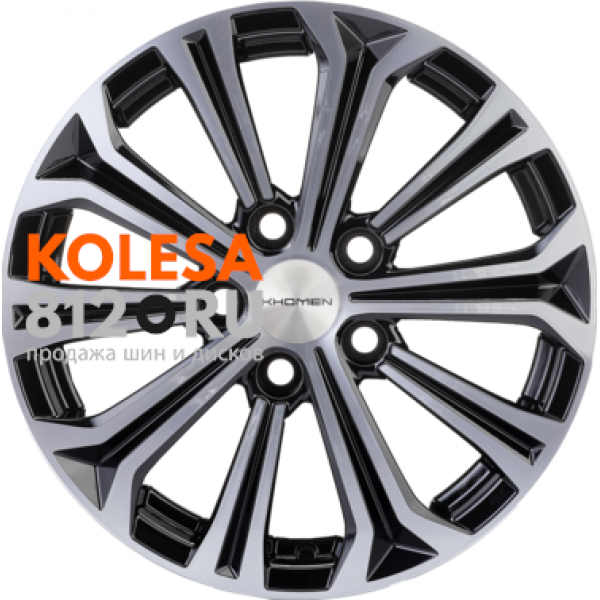Khomen Wheels KHW1610 (Focus) 6.5 R16 PCD:5/108 ET:50 DIA:63.3 Black-FP