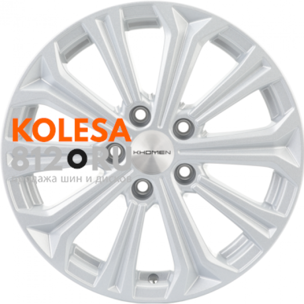 Khomen Wheels KHW1610 6.5 R16 PCD:5/108 ET:50 DIA:63.3 F-Silver