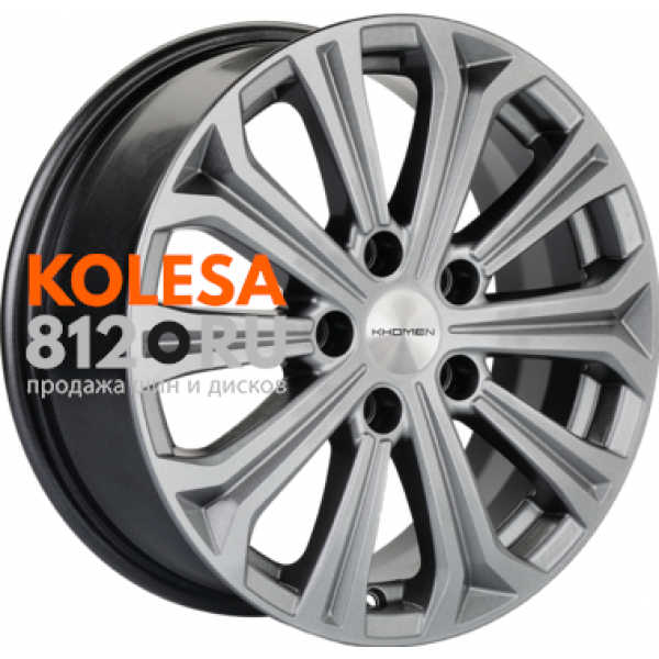 Khomen Wheels KHW1610 6.5 R16 PCD:5/108 ET:50 DIA:63.3 G-Silver