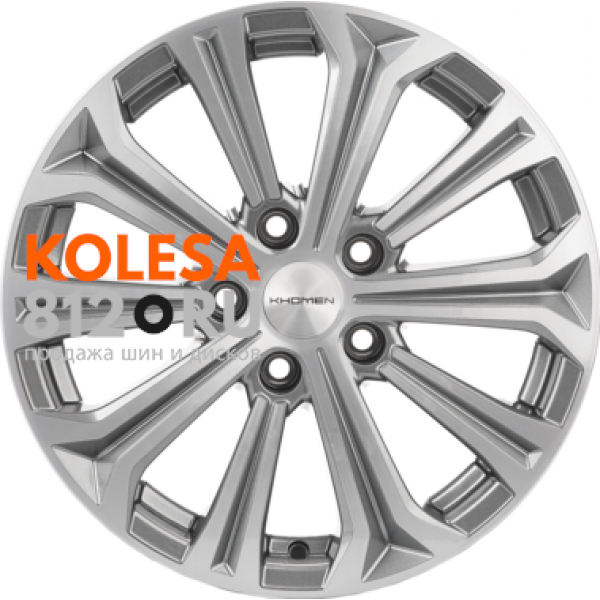 Khomen Wheels KHW1610 6.5 R16 PCD:5/112 ET:50 DIA:57.1 Gray-FP