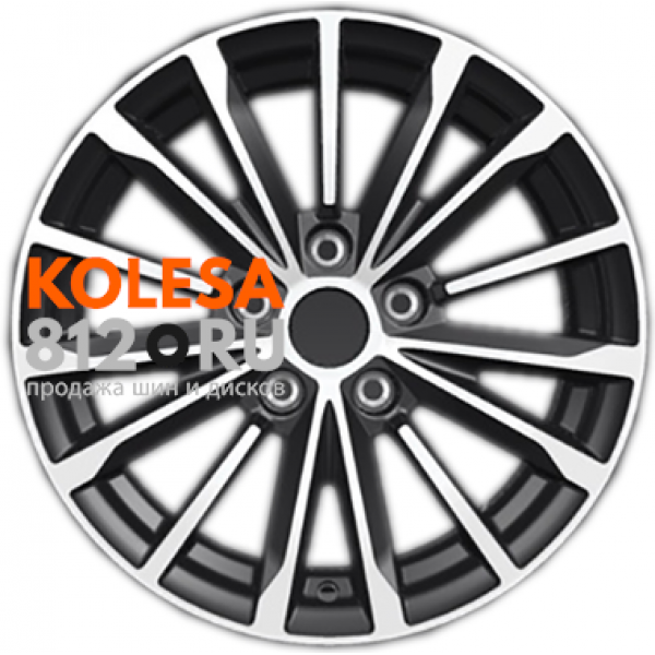 Khomen Wheels KHW1611 6.5 R16 PCD:5/114.3 ET:50 DIA:67.1 Gray-FP