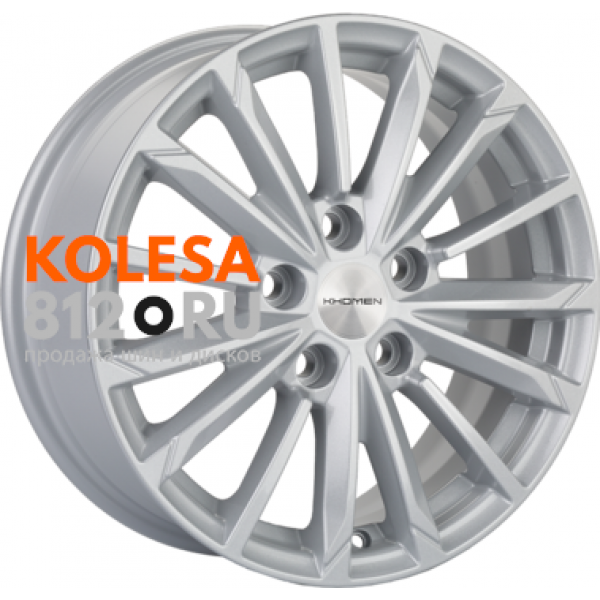 Khomen Wheels KHW1611 6.5 R16 PCD:5/114.3 ET:50 DIA:67.1 F-Silver-FP