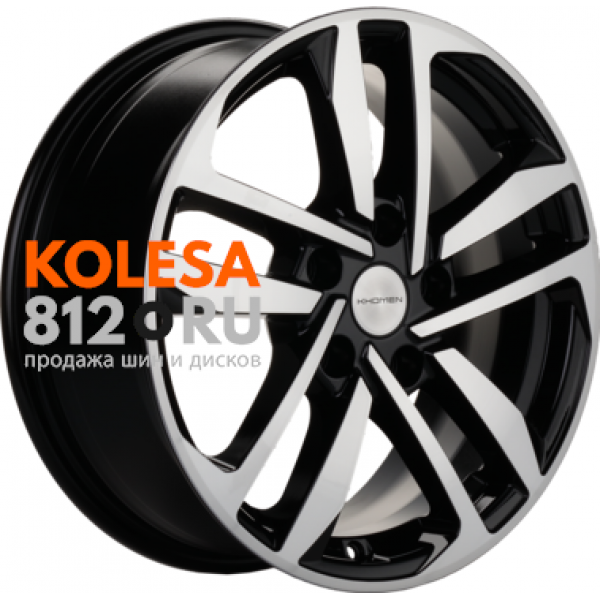 Khomen Wheels KHW1612 6.5 R16 PCD:5/114.3 ET:45 DIA:60.1 Black-FP