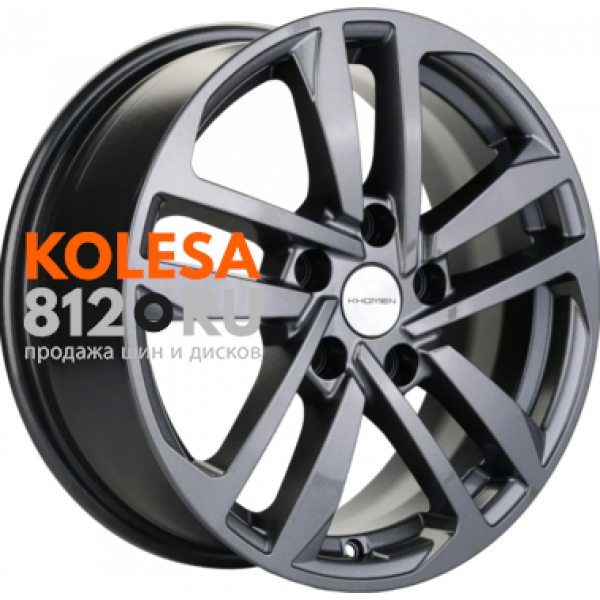 Khomen Wheels KHW1612 6.5 R16 PCD:5/100 ET:39 DIA:57.1 Gray