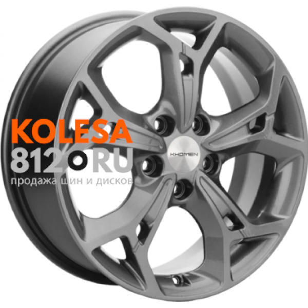 Khomen Wheels KHW1702 (Changan CS35/CS35 Pro) 7 R17 PCD:5/110 ET:46 DIA:63.3 Gray