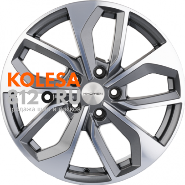 Khomen Wheels KHW1703 (RAV4) 7 R17 PCD:5/114.3 ET:39 DIA:60.1 Gray-FP