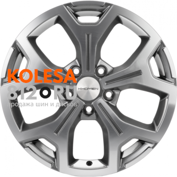 Khomen Wheels KHW1710 6.5 R17 PCD:5/114.3 ET:50 DIA:66.1 Gray-FP