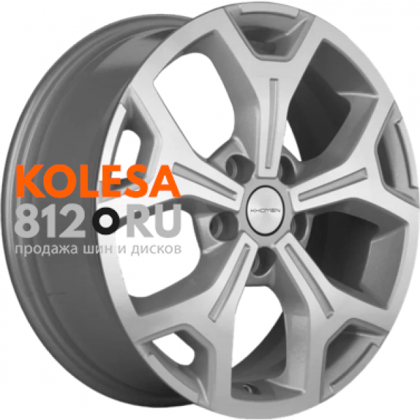 Khomen Wheels KHW1710 6.5 R17 PCD:5/120 ET:60 DIA:65.1 F-Silver-FP
