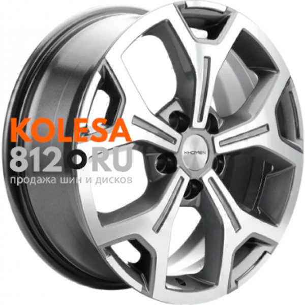 Khomen Wheels KHW1710 6.5 R17 PCD:5/120 ET:60 DIA:65.1 Gray-FP