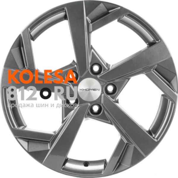 Khomen Wheels KHW1712 7 R17 PCD:5/114.3 ET:45 DIA:66.1 Gray