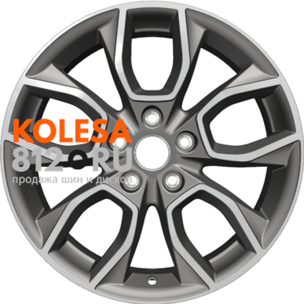 Khomen Wheels KHW1713 7 R17 PCD:5/114.3 ET:40 DIA:66.1 Gray-FP