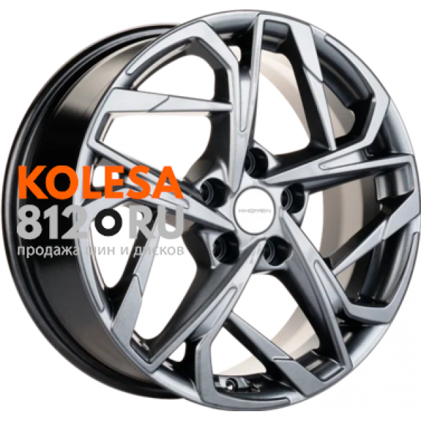 Khomen Wheels KHW1716 7 R17 PCD:5/114.3 ET:47 DIA:66.1 Gray