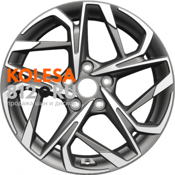 Khomen Wheels KHW1716 7 R17 PCD:5/114.3 ET:45 DIA:67.1 Gray-FP