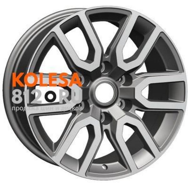 Khomen Wheels KHW1723 8 R17 PCD:6/139.7 ET:38 DIA:67.1 Gray-FP