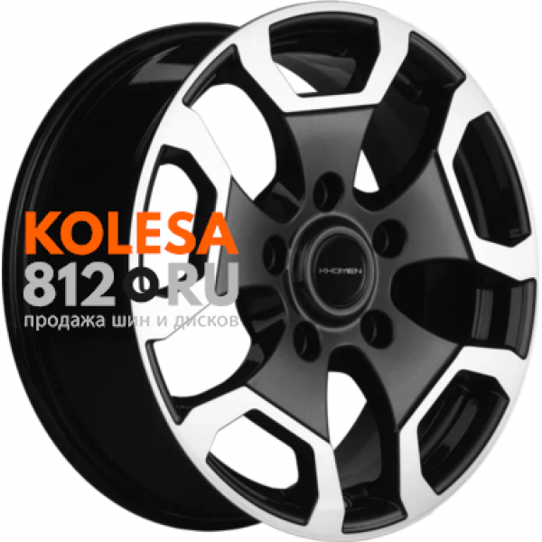Khomen Wheels KHW1725 6.5 R17 PCD:5/139.7 ET:40 DIA:98.5 Black-FP