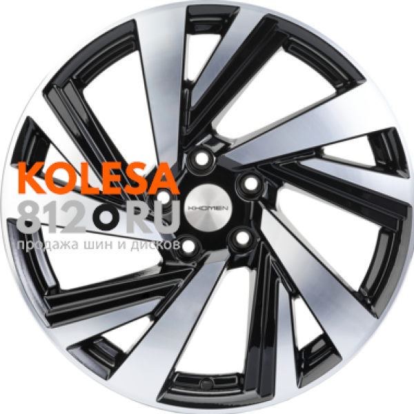 Khomen Wheels KHW1801 7.5 R18 PCD:5/114.3 ET:45 DIA:67.1 Black-FP
