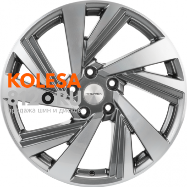 Khomen Wheels KHW1801 7.5 R18 PCD:5/112 ET:43 DIA:57.1 Gray-FP