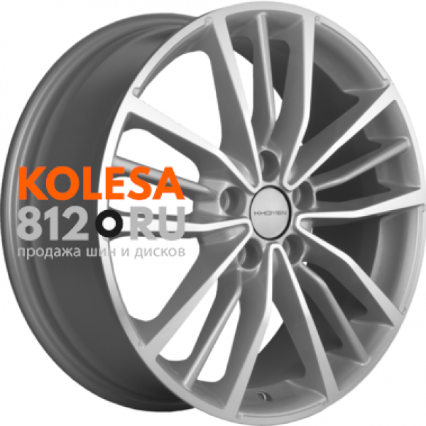 Khomen Wheels KHW1812 7 R18 PCD:5/108 ET:33 DIA:60.1 F-Silver-FP