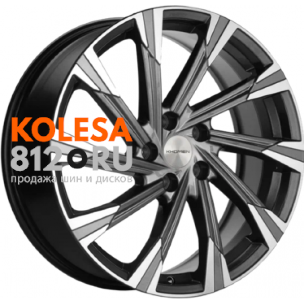 Khomen Wheels KHW1901 7.5 R19 PCD:5/108 ET:33 DIA:60.1 Gray-FP