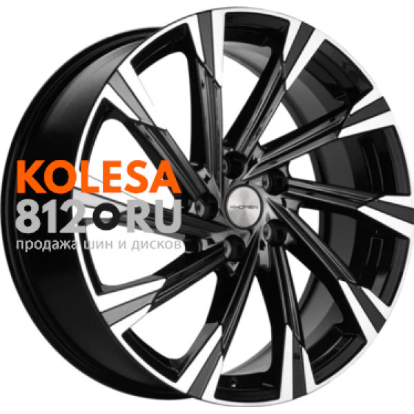 Khomen Wheels KHW1901 7.5 R19 PCD:5/108 ET:47 DIA:60.1 Black-FP