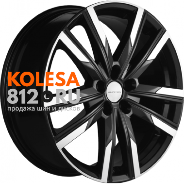 Khomen Wheels KHW1905 7.5 R19 PCD:5/120 ET:41 DIA:59.5 Black-FP