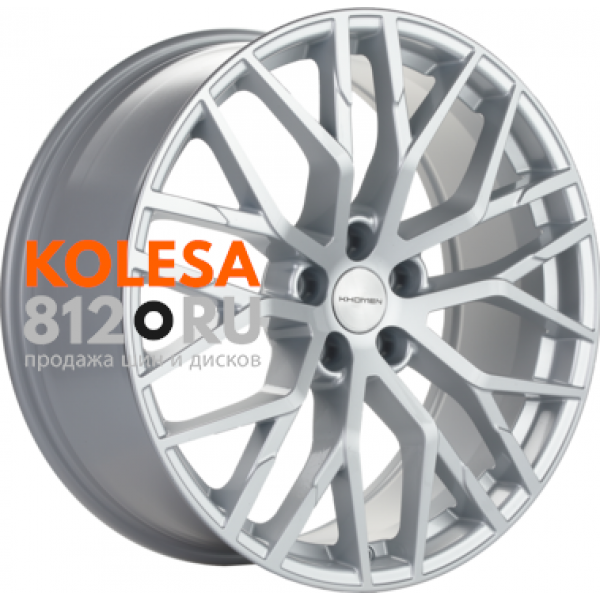 Khomen Wheels KHW2005 8.5 R20 PCD:5/112 ET:20 DIA:66.5 Brilliant Silver-FP