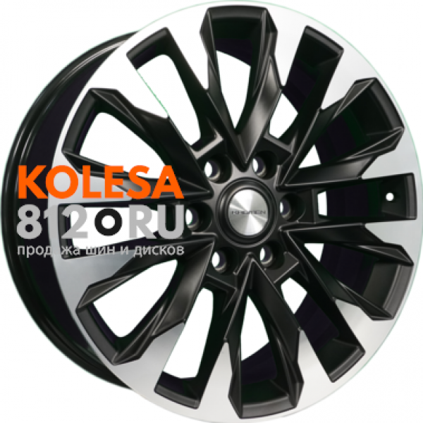 Khomen Wheels KHW2010 8 R20 PCD:6/139.7 ET:60 DIA:95.1 Black-FP matt