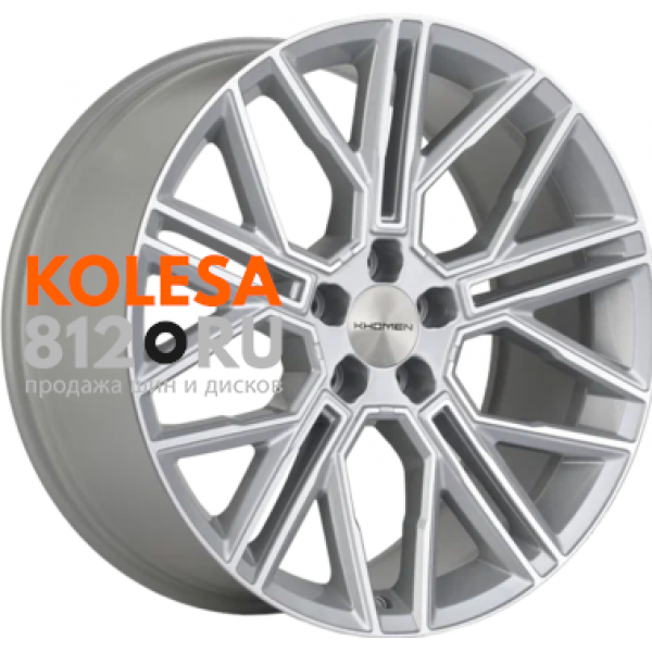 Khomen Wheels KHW2101 9.5 R21 PCD:5/120 ET:49 DIA:72.6 Brilliant Silver-FP